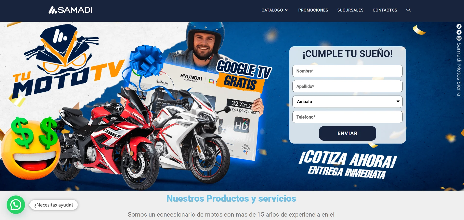 proyecto reciente pagina principal